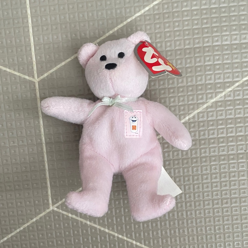 2 for $10, 3 for $12 -Ty Light Pink Bear- mini McDonald’s